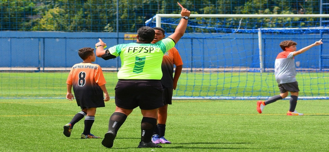 CURSO DE ARBITRAGEM PARA NOVOS OFICIAIS DE ARBITRAGEM DO FUTEBOL 7!