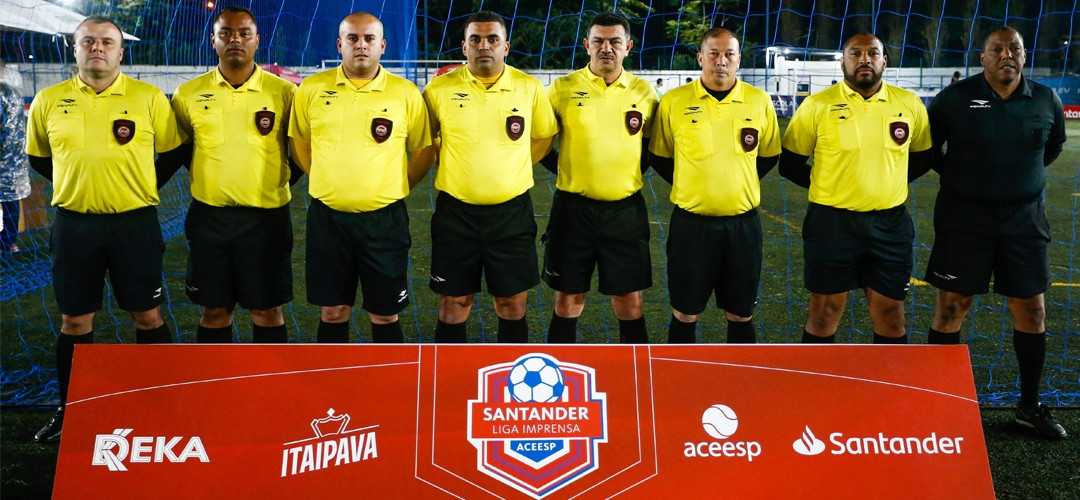 SANTANDER LIGA IMPRENSA ACEESP 2018 CONTA COM A ARBITRAGEM DA FF7SP